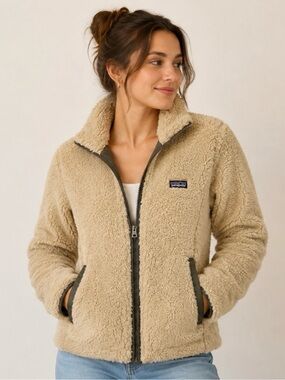 Patagonia Los Lobos Fleece Jacket Womens Medium Full Zip